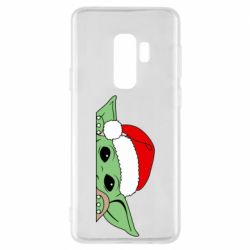 Чохол для Samsung S9+ Baby Yoda Santa - PrintSalon