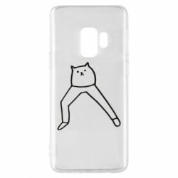 Чехол для Samsung S9 Cat in pants - PrintSalon