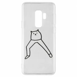 Чехол для Samsung S9+ Cat in pants - PrintSalon