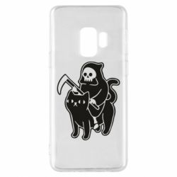 Чохол для Samsung S9 Death and cat - PrintSalon