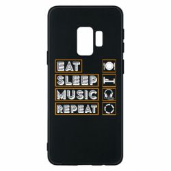 Чехол для Samsung S9 Eat sleep dj repeat. - PrintSalon