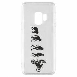 Чехол для Samsung S9 Эволюция мотоциклиста - PrintSalon
