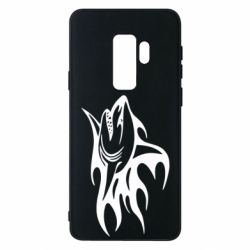 Чехол для Samsung S9+ Flaming shark - PrintSalon