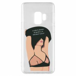 Чехол для Samsung S9 Gentleman Is Simply A Patient Wolf - PrintSalon