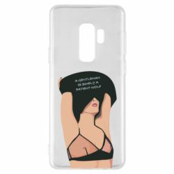 Чехол для Samsung S9+ Gentleman Is Simply A Patient Wolf - PrintSalon