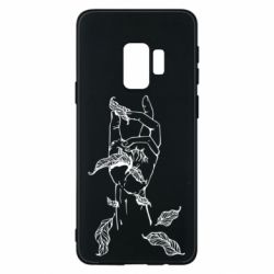 Чехол для Samsung S9 Hand with leafs - PrintSalon