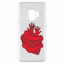 Чехол для Samsung S9 Heart out of hands - PrintSalon