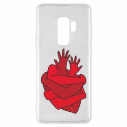 Чехол для Samsung S9+ Heart out of hands - PrintSalon