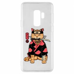 Чехол для Samsung S9+ Japanese Akatsuki cat - PrintSalon