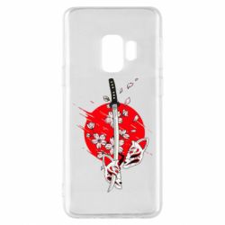 Чехол для Samsung S9 katana in sakura