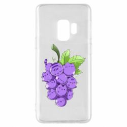 Чехол для Samsung S9 Кот-виноград - PrintSalon
