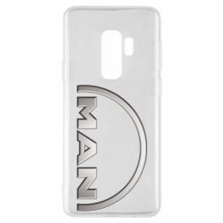Чехол для Samsung S9+ Man metallic logo - PrintSalon