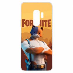 Чехол для Samsung S9+ Meowscles and logo - PrintSalon