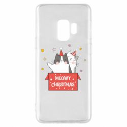 Чехол для Samsung S9 Meowy Christmas ( present box ) - PrintSalon