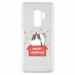 Чехол для Samsung S9+ Meowy Christmas ( present box ) - PrintSalon