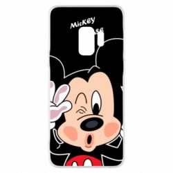 Чехол для Samsung S9 Mickey Kiss - PrintSalon