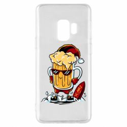 Чехол для Samsung S9 New Year's beer - PrintSalon