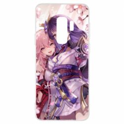 Чехол для Samsung S9+ Райден и Яе Мико - PrintSalon