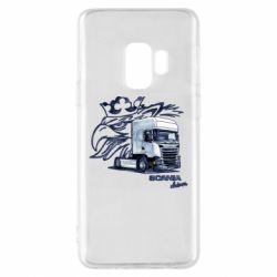 Чехол для Samsung S9 Scania watercolor art - PrintSalon