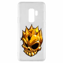 Чехол для Samsung S9+ Standoff - Gold Skull - PrintSalon