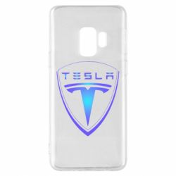 Чехол для Samsung S9 Tesla logo gradient - PrintSalon