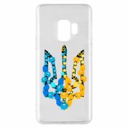 Чохол для Samsung S9 Тризуб квіти Україна - PrintSalon