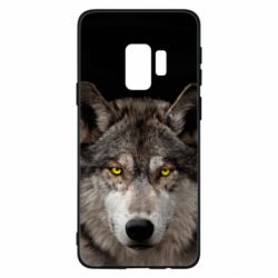 Чохол для Samsung S9 Wolf with yellow eyes - PrintSalon