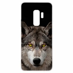 Чохол для Samsung S9+ Wolf with yellow eyes - PrintSalon