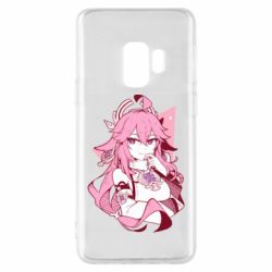 Чехол для Samsung S9 Yae Miko portrait - PrintSalon