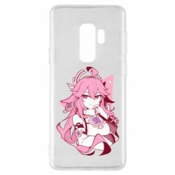 Чехол для Samsung S9+ Yae Miko portrait - PrintSalon