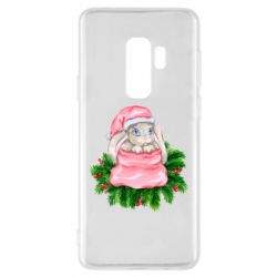 Чехол для Samsung S9+ Заяц Новогодний - PrintSalon