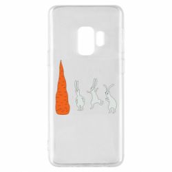 Чехол для Samsung S9 Зайцы возле морковки - PrintSalon