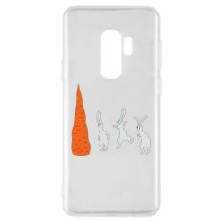 Чехол для Samsung S9+ Зайцы возле морковки - PrintSalon