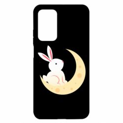 Чехол для Xiaomi Mi 10T/10T Pro Cute rabbit on the moon - PrintSalon