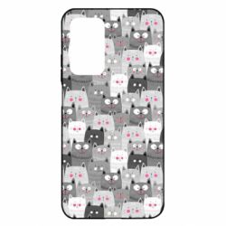 Чохол для Xiaomi Mi 10T / 10T Pro Gray cats pattern - PrintSalon