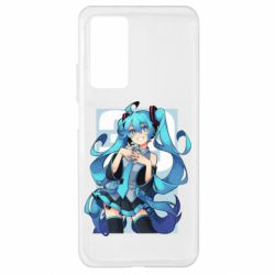 Чехол для Xiaomi Mi 10T/10T Pro Hatsune Miku art - PrintSalon