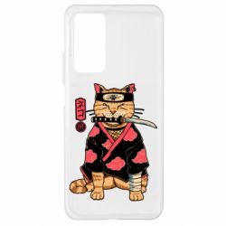 Чехол для Xiaomi Mi 10T/10T Pro Japanese Akatsuki cat - PrintSalon