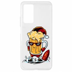 Чехол для Xiaomi Mi 10T/10T Pro New Year's beer - PrintSalon