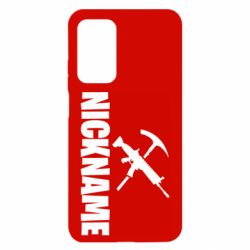 Чехол для Xiaomi Mi 10T/10T Pro Nickname fortnite weapons - PrintSalon