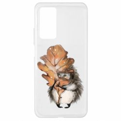 Чехол для Xiaomi Mi 10T/10T Pro Осенний ежик - PrintSalon