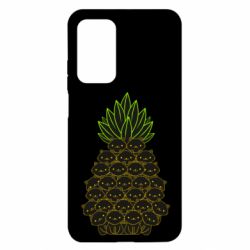 Чехол для Xiaomi Mi 10T/10T Pro Pineapple cat - PrintSalon