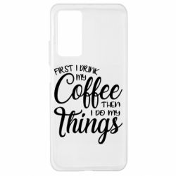 Чехол для Xiaomi Mi 10T/10T Pro Сначала кофе потом дела - PrintSalon