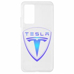 Чехол для Xiaomi Mi 10T/10T Pro Tesla logo gradient - PrintSalon