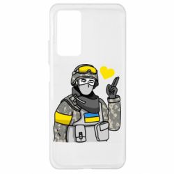 Чохол для Xiaomi Mi 10T / 10T Pro Військовий з сердечком