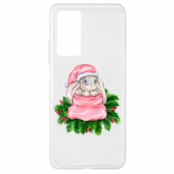 Чехол для Xiaomi Mi 10T/10T Pro Заяц Новогодний - PrintSalon