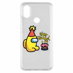 Чохол для Xiaomi Mi A2 Among Us Happy Birthday - PrintSalon