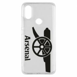 Чехол для Xiaomi Mi A2 Arsenal simple logo - PrintSalon