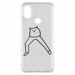Чехол для Xiaomi Mi A2 Cat in pants - PrintSalon