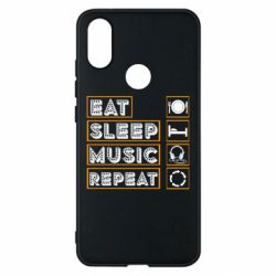 Чехол для Xiaomi Mi A2 Eat sleep dj repeat. - PrintSalon