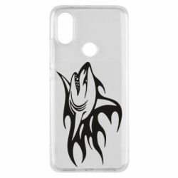 Чехол для Xiaomi Mi A2 Flaming shark - PrintSalon